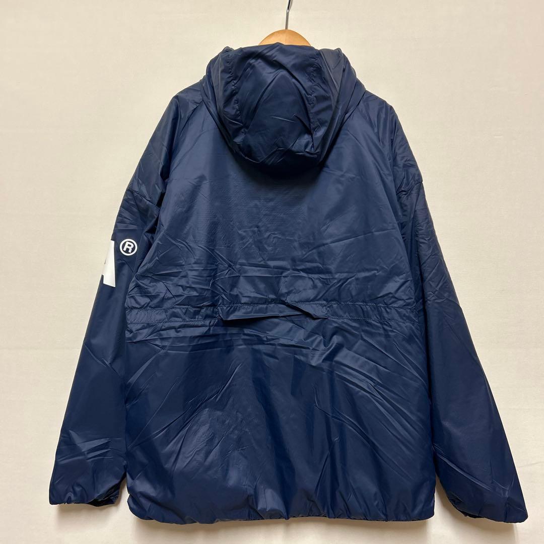 160cm アスレタ ジュニア 裏地付ウインドジャケット ネイビー