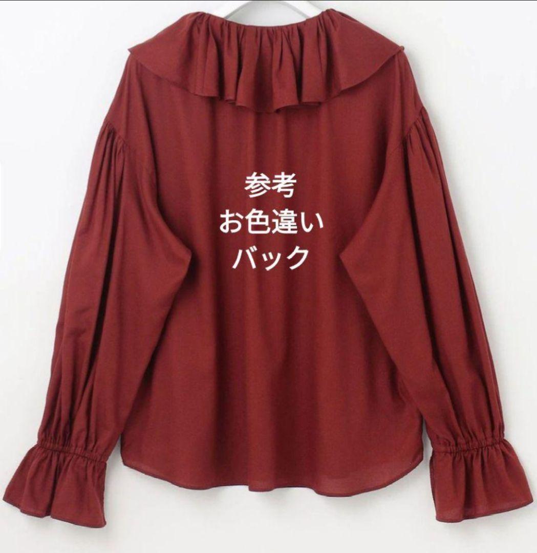 大きいサイズ46＊２３区 完売一部店舗限定＊フリルブラウス＊自由区ICB組曲