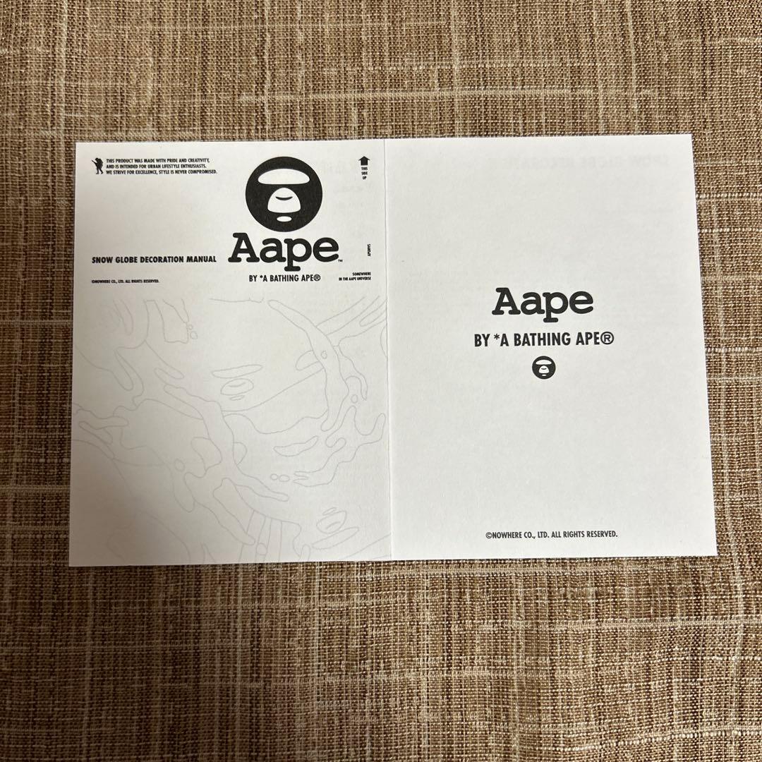 AAPER スノードーム (AAPE BY A BATHING APE)