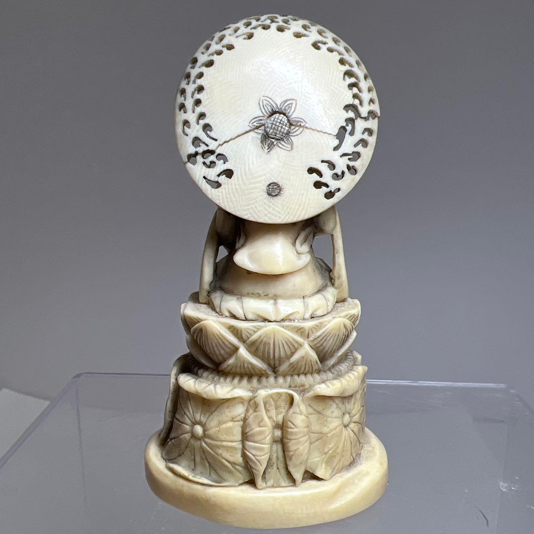 専用　本抹香鯨歯　仏像　54g 東Y8-0108☆2Fトヒチサ