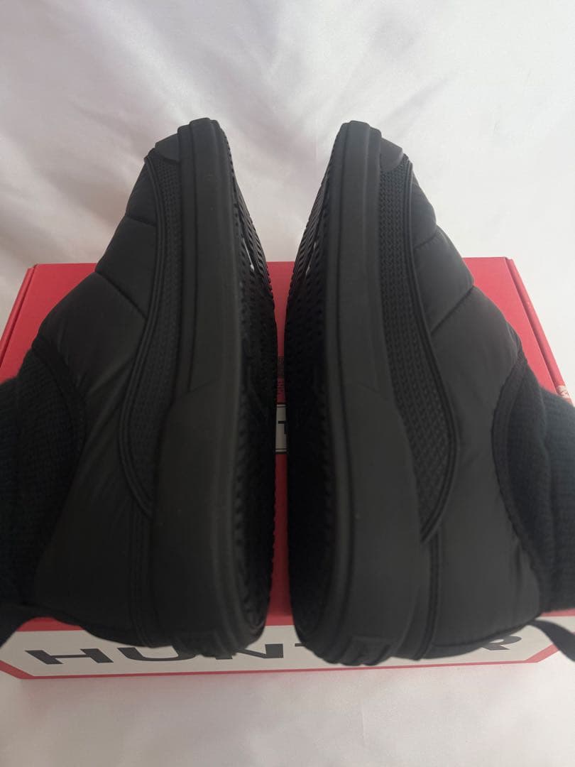 HUNTER ハンター インアウト パファー ニッテッド カフブーツ