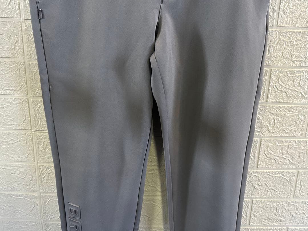 BRIEFING ブリーフィング 3D ロゴ ジョガー パンツ グレー