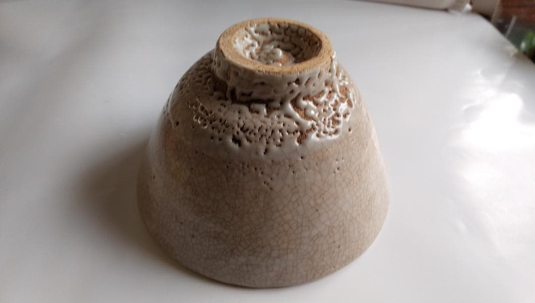 高麗茶碗 韓昌文 共箱 共布 希少 新品 未使用 茶碗 です。