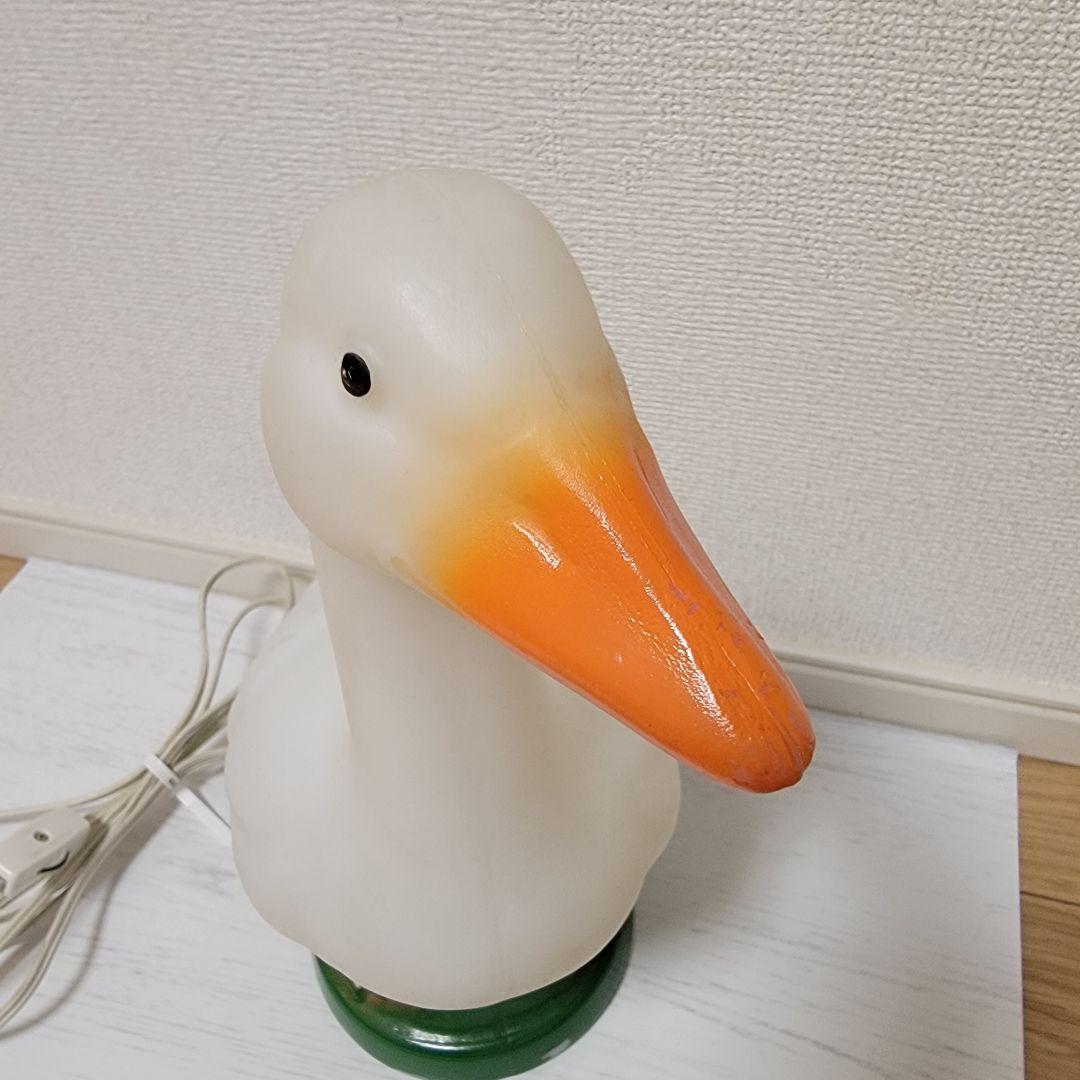 レトロ　アンティーク　アヒルのライト　照明　年代　ヴィンテージ　昭和