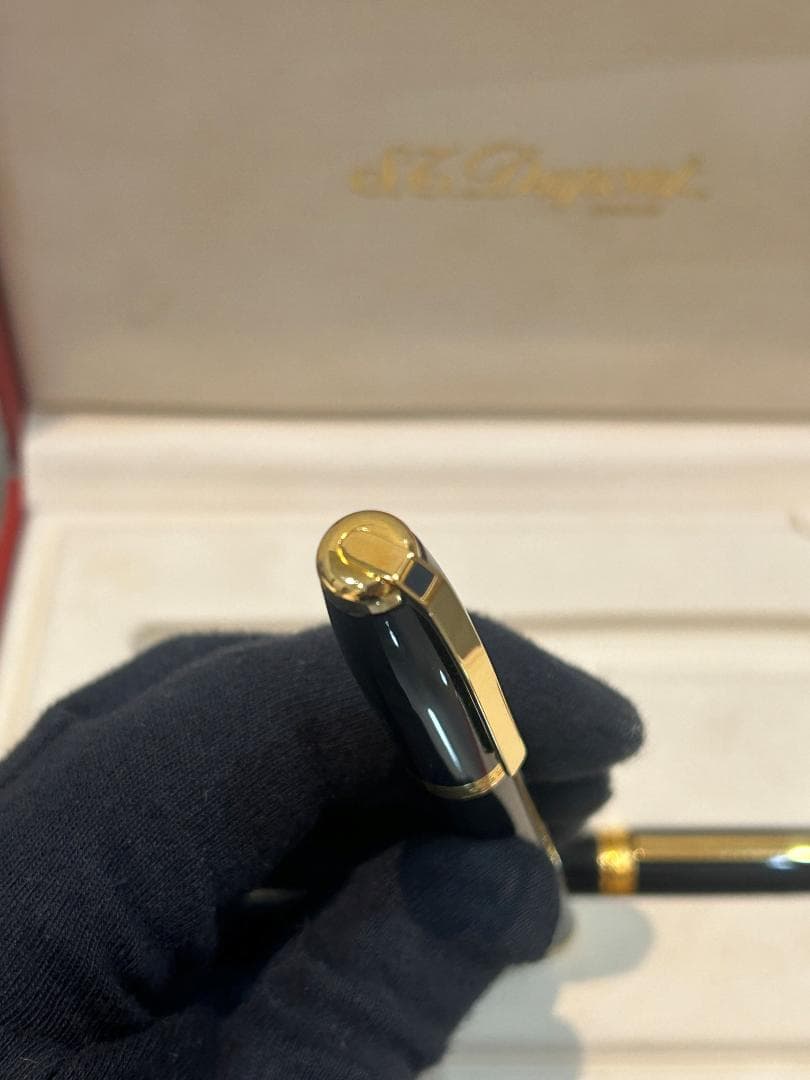 S.T.Dupont エステーデュポン 14K 万年筆 ボールペン セット 美品