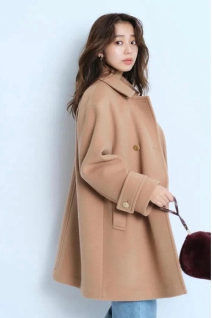 JUSGLITTY スタンダードPコート　キャメル　1 ハンガーおまけ♡