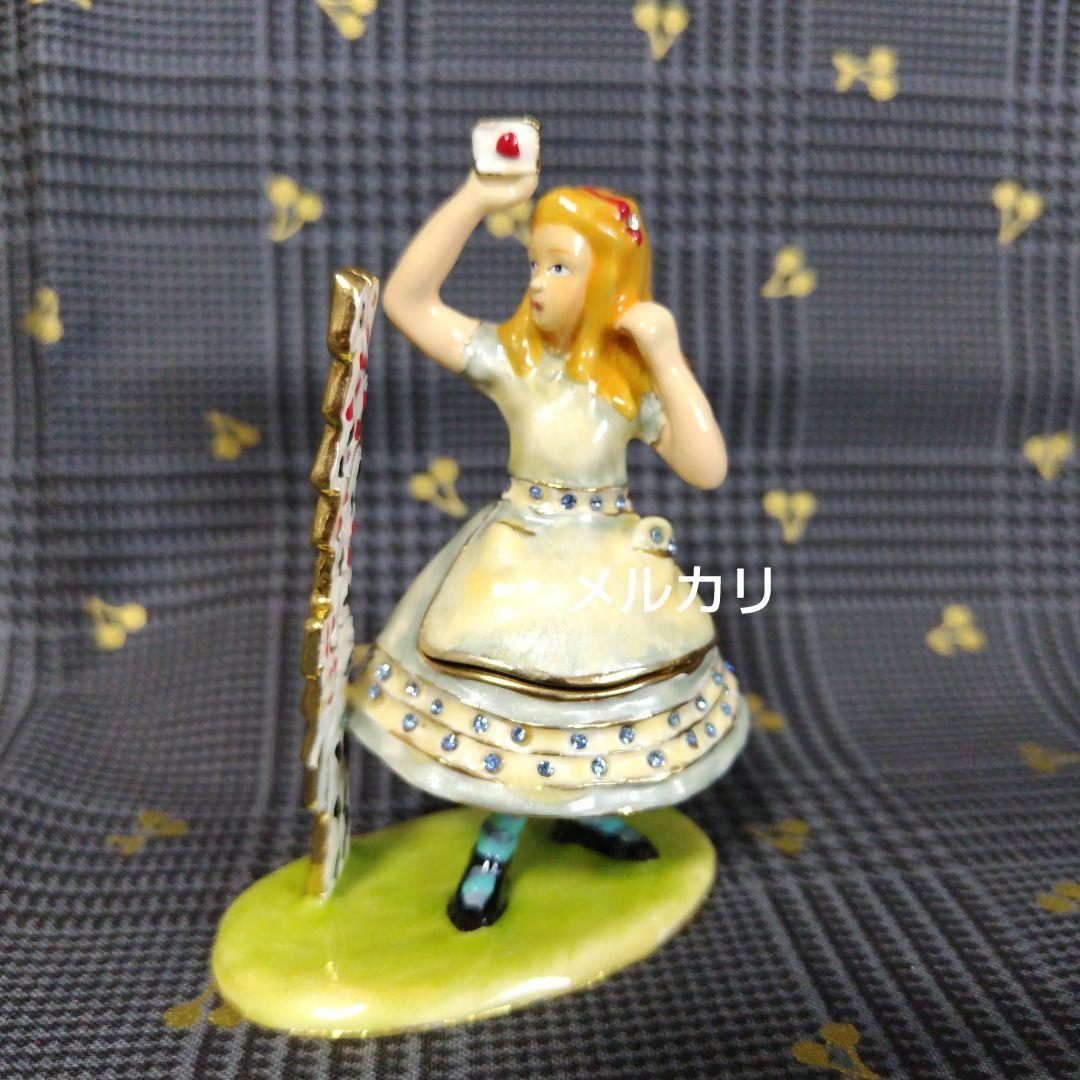 [未使用品] 不思議の国のアリス✥エナメルボックス✥ペンダント付き✥英国製