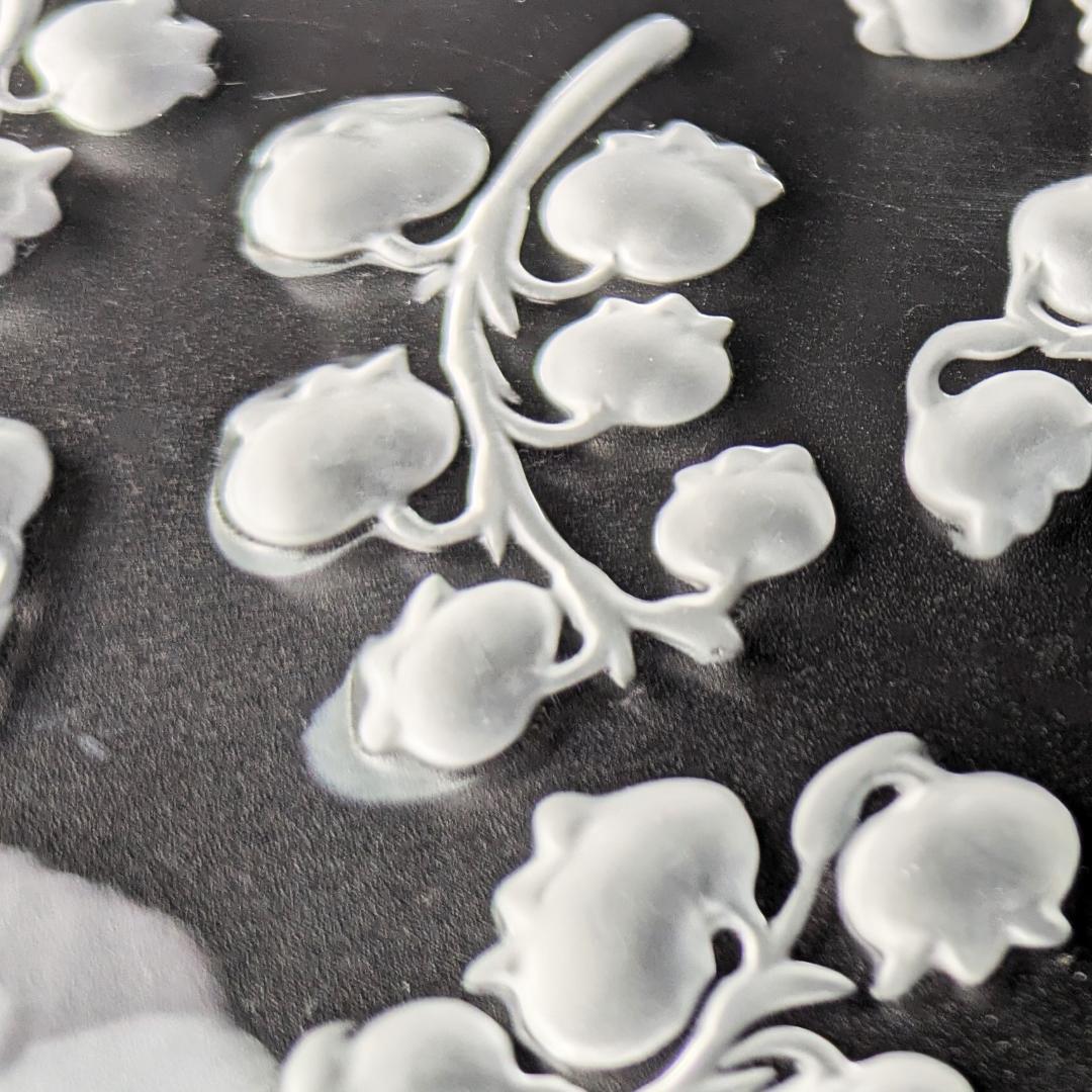 訳あり★ラリック フランス★すずらん ビンテージ プレート★可愛らしいお皿です