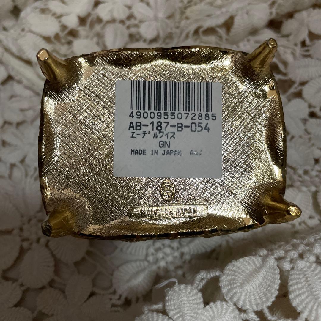 オルゴール堂　シルバー　エーデルワイス　蝶々