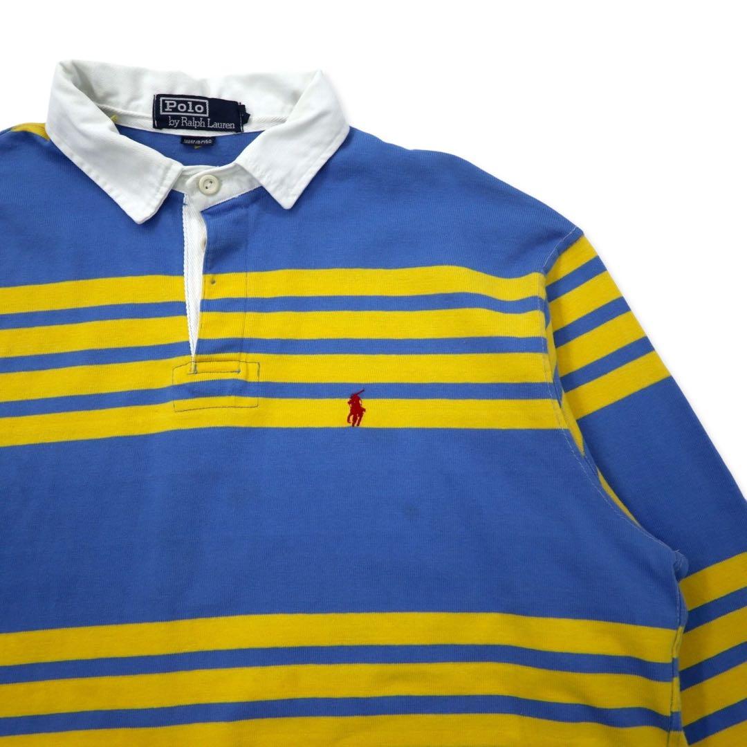 POLO BY RALPH LAUREN USA製 ボーダー ラガーシャツ L