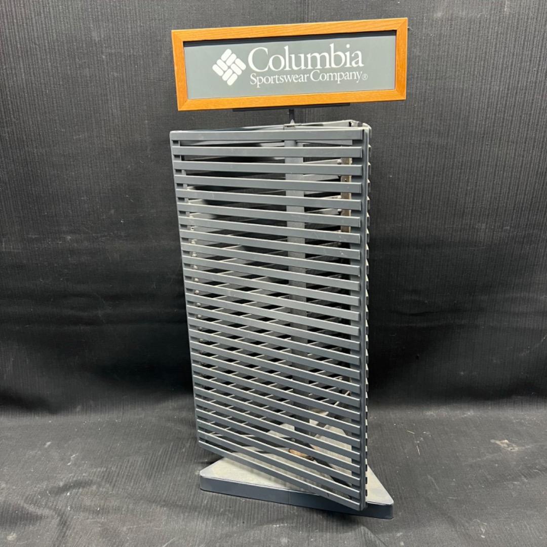 〇Bi1065 Columbia 什器 看板 三角 回転