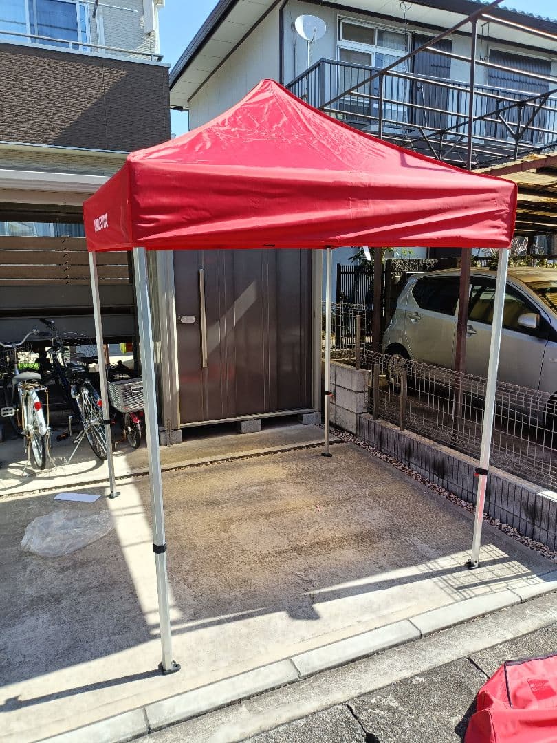 BRIDGESTONE 折りたたみタープ 赤