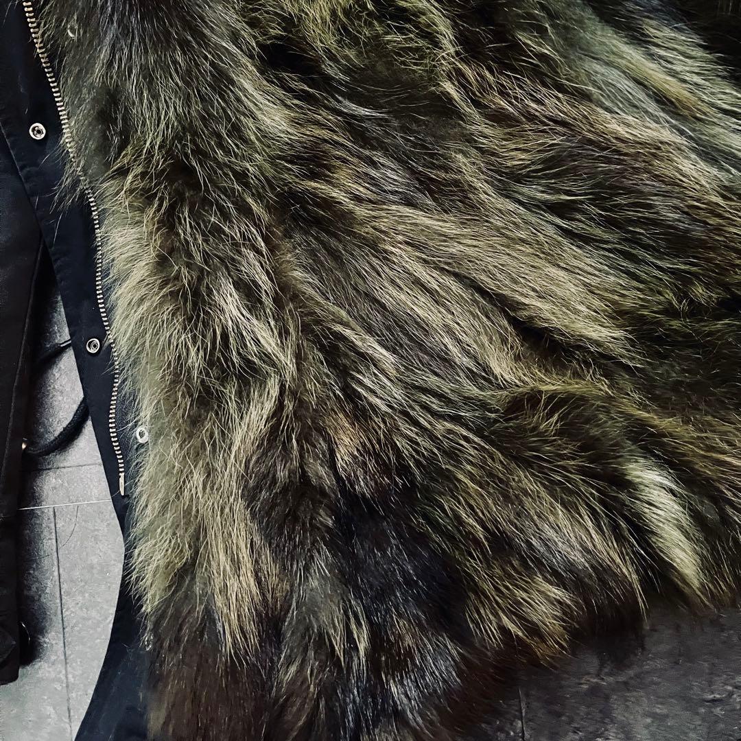 【激レア】 Maomaokong ボリュームファーフード付きモッズコート