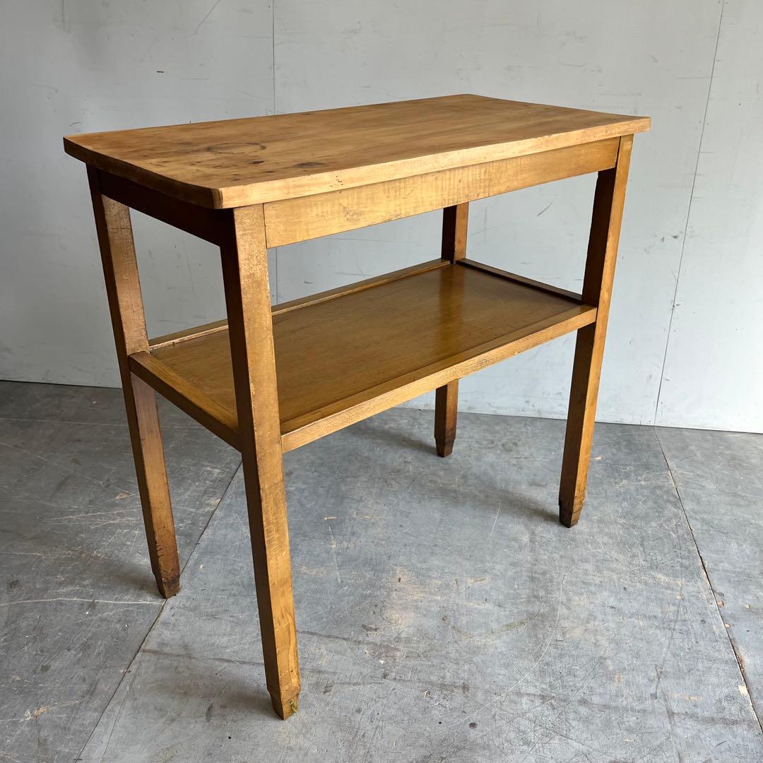 ヴィンテージ サイドテーブル 展示台 昭和レトロ z543