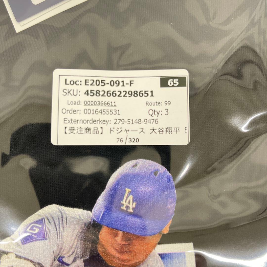 ロサンゼルス　ドジャース　大谷翔平　50/50 Tシャツ　ブラック　XLサイズ