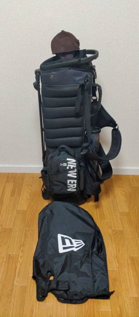 NEWERA ニューエラ ゴルフ キャディバッグ スタンド式 ヘッドカバー付き