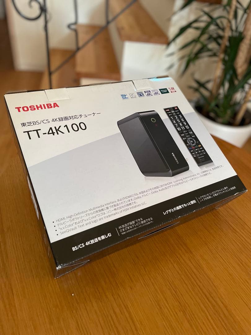 【美品】TOSHIBA TT-4K100 4Kテレビチューナー