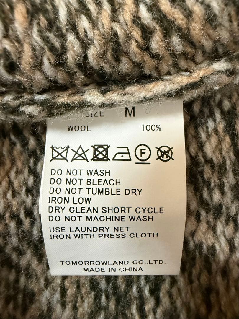 TOMORROWLAND 厚手クルーネックニットセーター