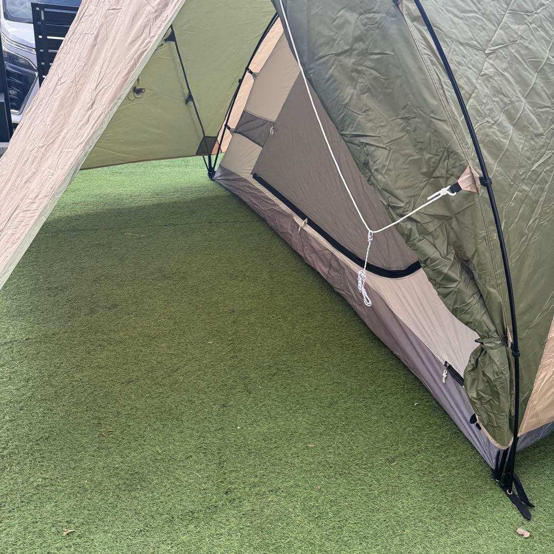 美品　DOD THE TENT L カーキ ファミリーテント