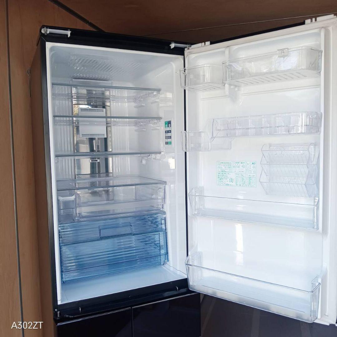 D093 送料設置無料 SHARP　自動製氷機能付き　大型冷蔵庫　415L