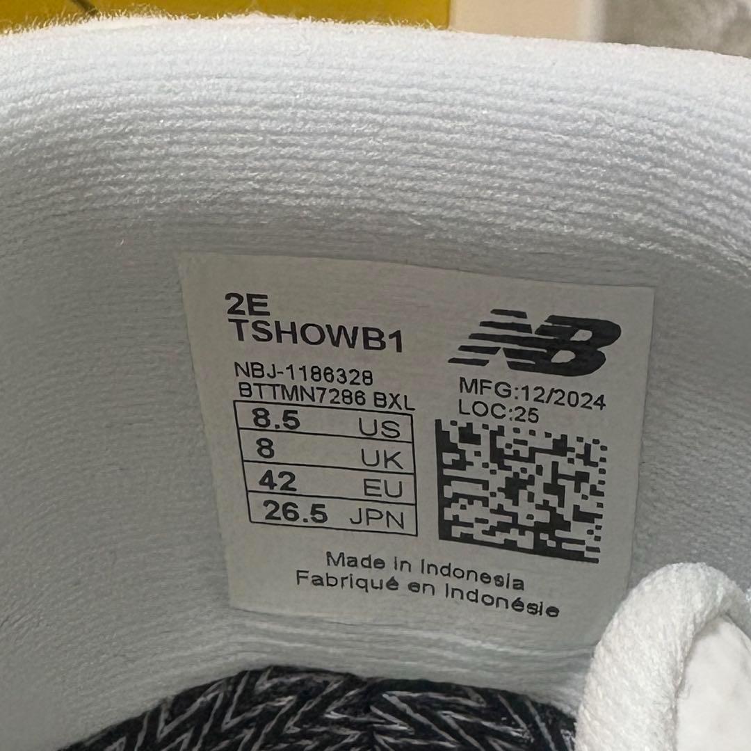 【新品未使用】ニューバランス 大谷翔平モデル　SO1 白×ドジャーブルー