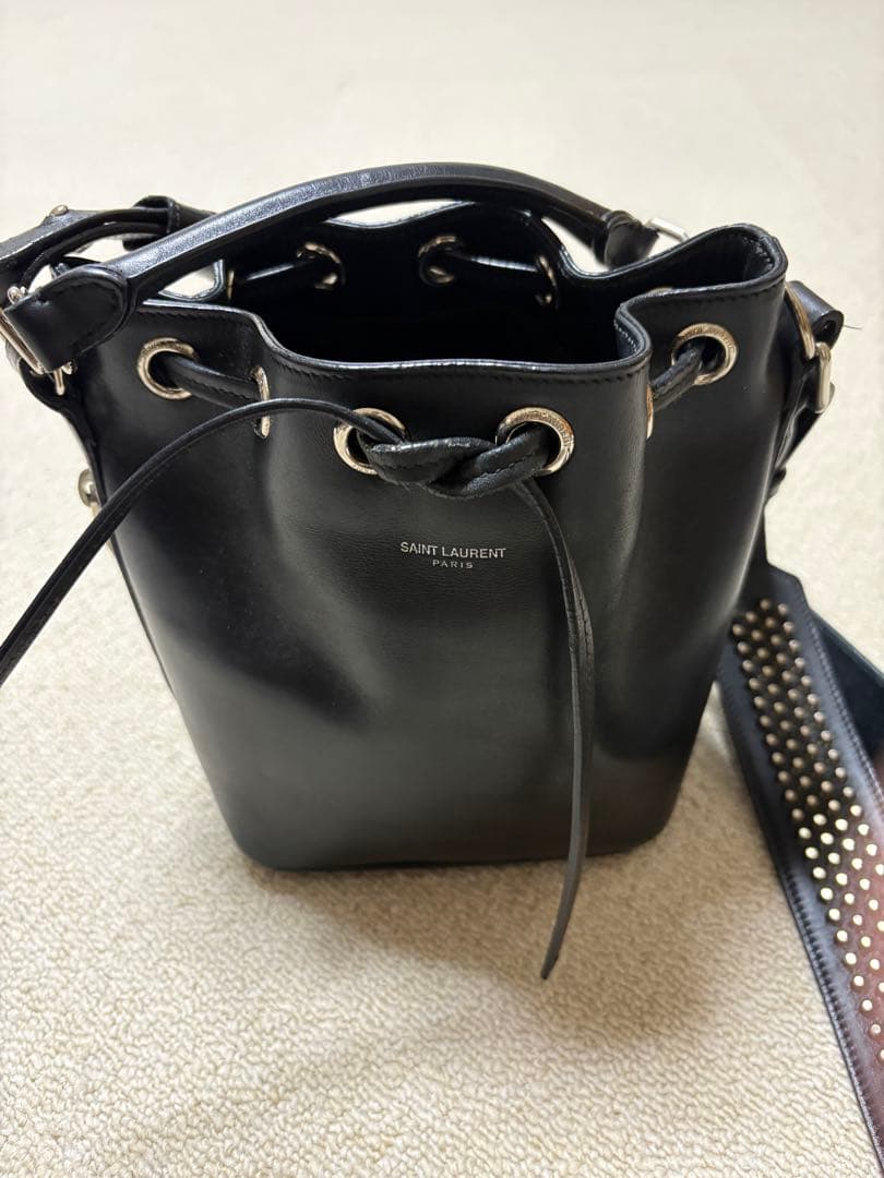 SAINT LAURENT サンローラン エマニュエルバケット スタッズバッグ