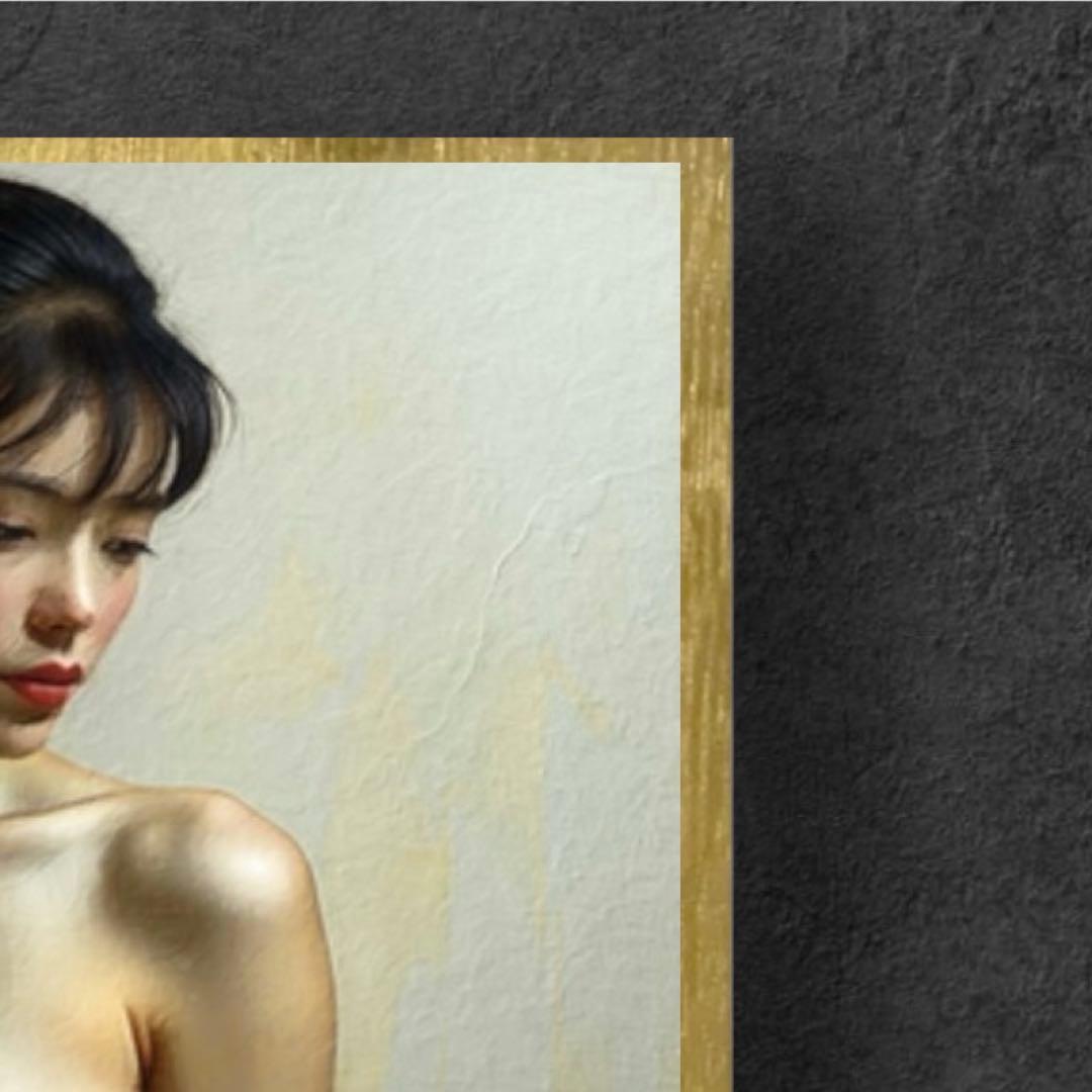 【超大作・最高傑作の裸婦画】女性ヌード油彩画風アート作品・見た事ないアート作品を