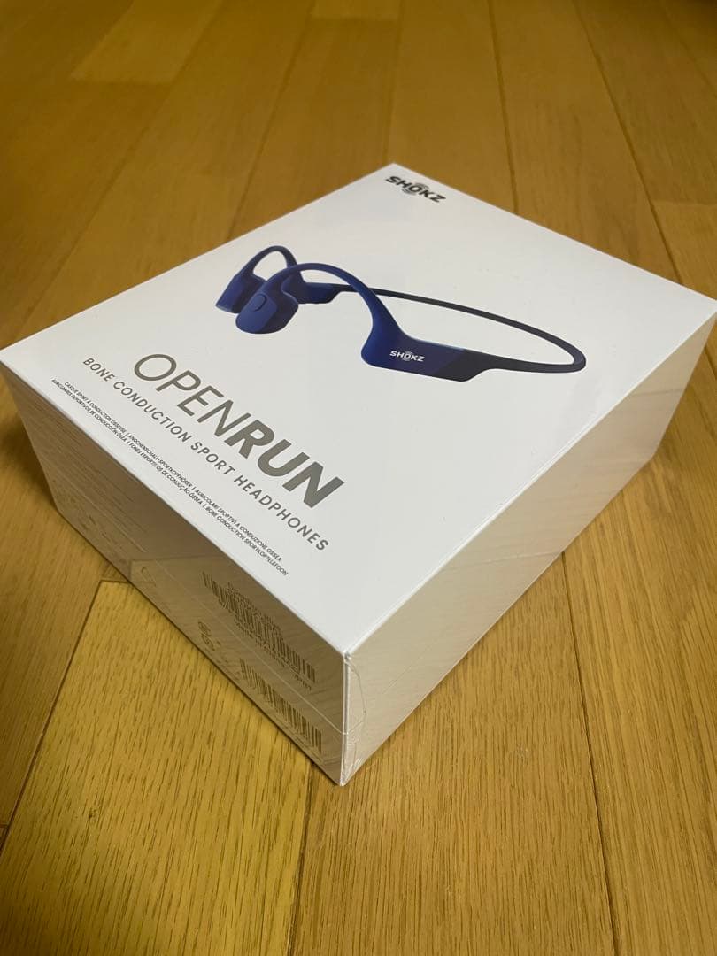 SHOKZ OPENRUN 骨伝導イヤホン 青