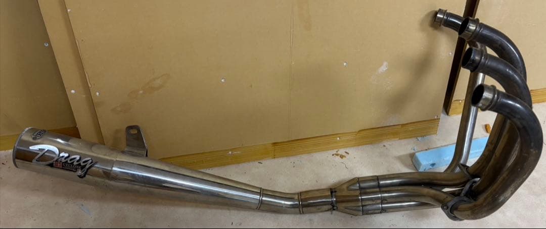 ヨシムラ Dracyサイクロン集合管 XJR400 /4HM 値下げ本日21時終