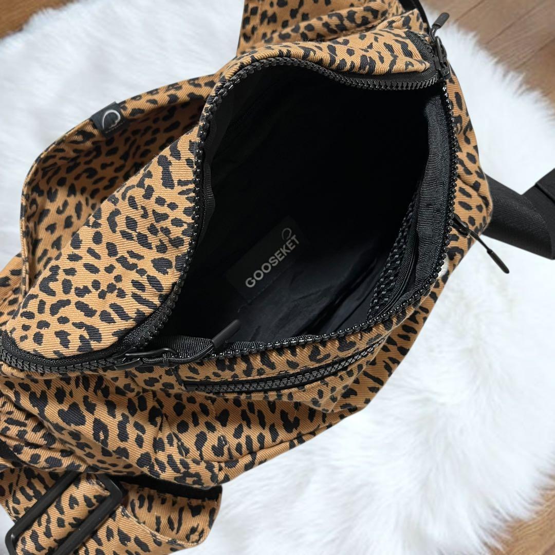 【試着のみ】KET グスケット 365 抱っこ紐プラス　ヒョウ柄