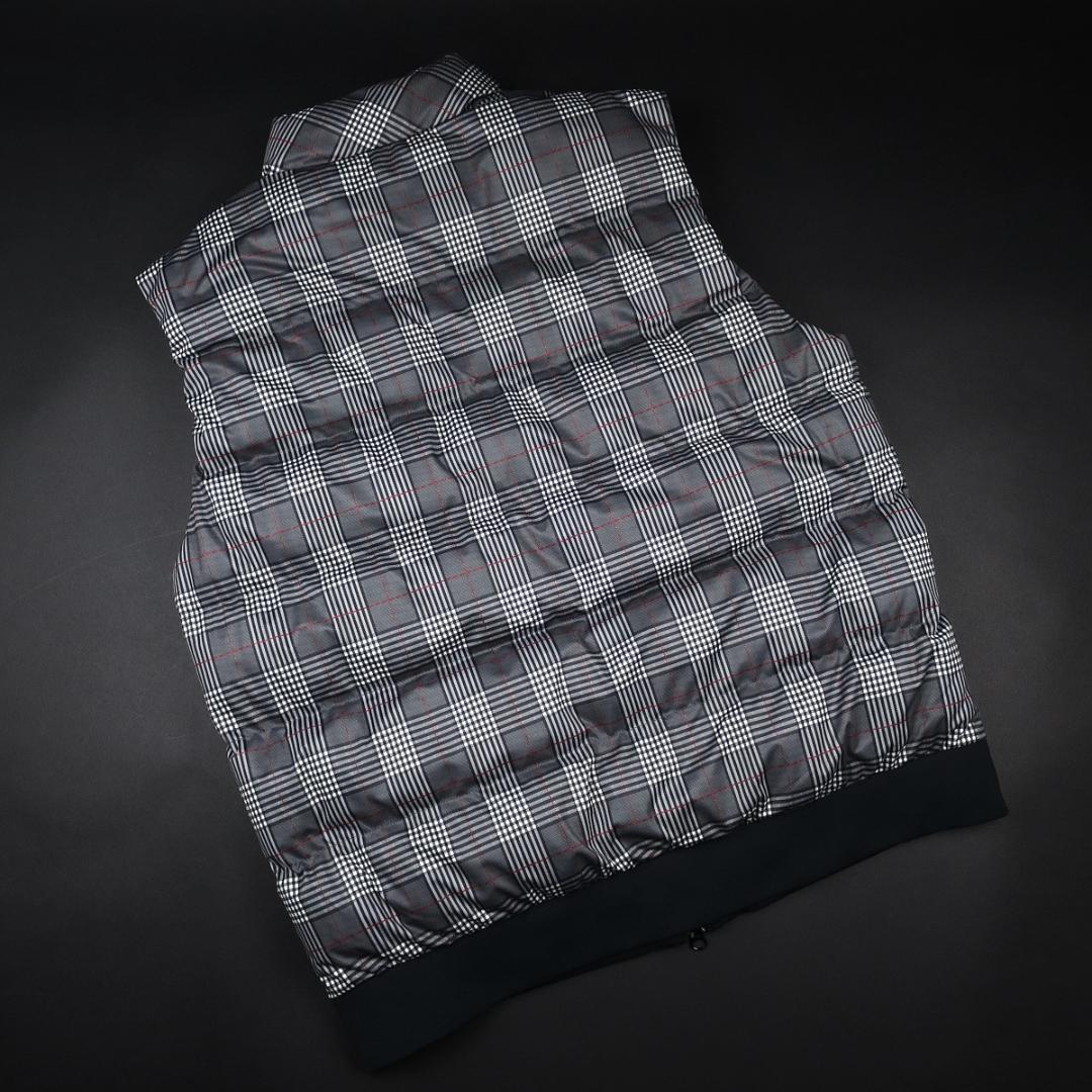 adabat 撥水グレンチェック中綿ベスト M
