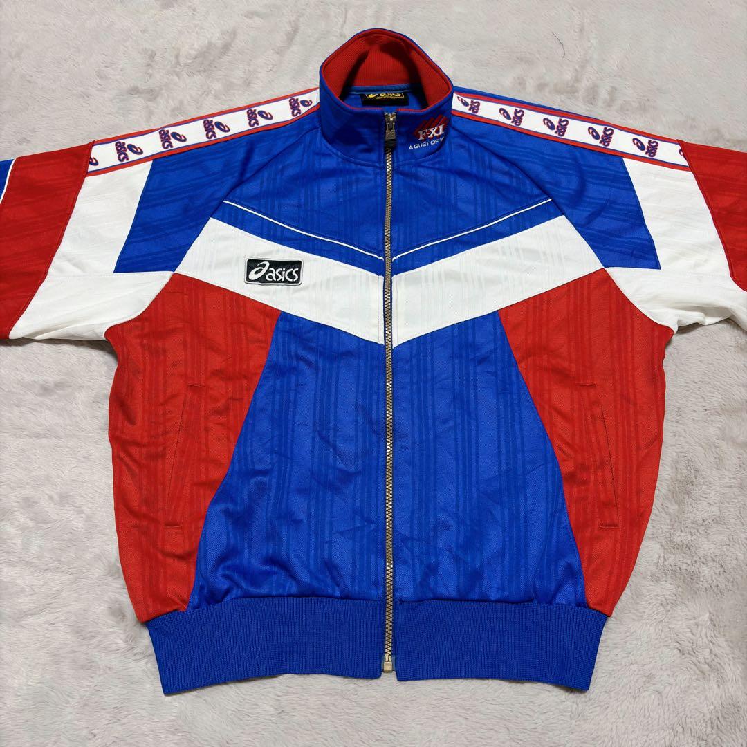 90s asics ゴールドタイガー 上下 セットアップ ジャージ 日本製 XL