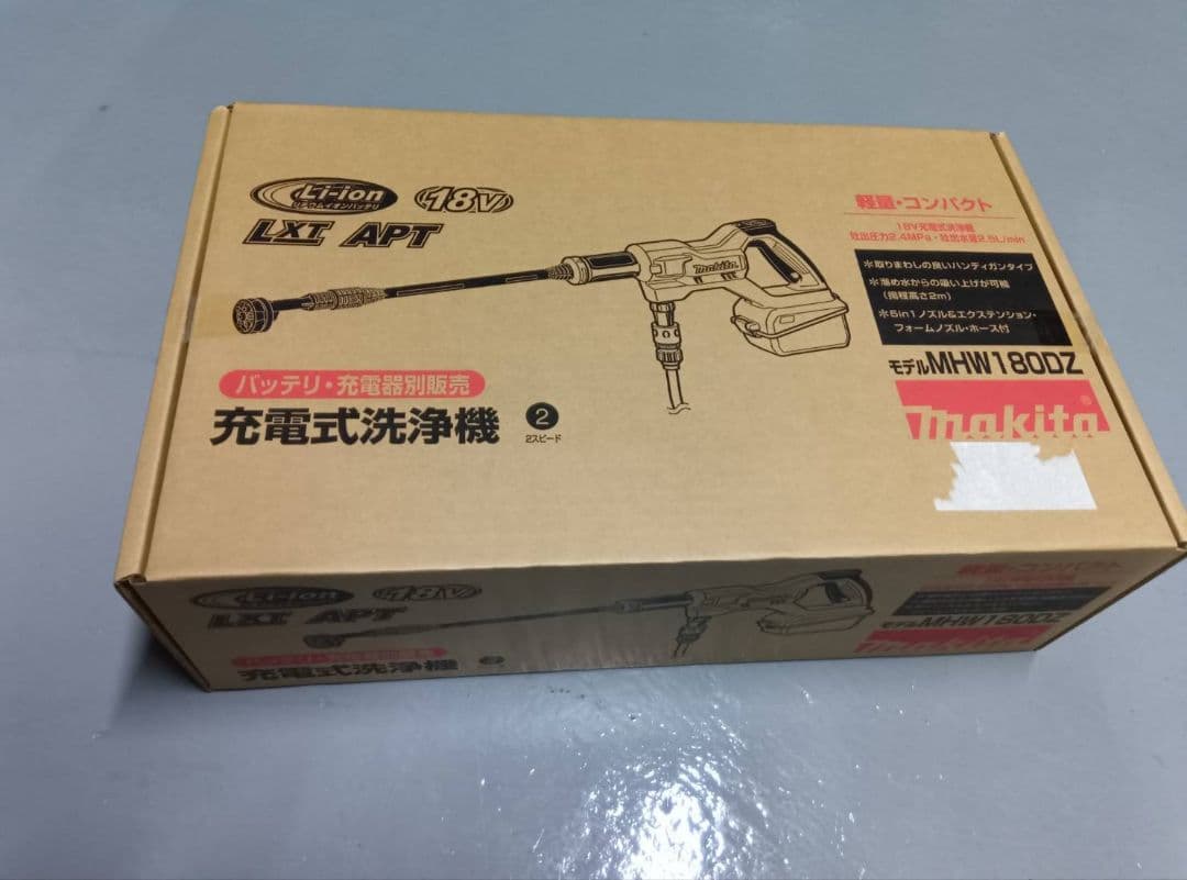 新品マキタ 充電式高圧洗浄機 MHW180DZ本体のみ