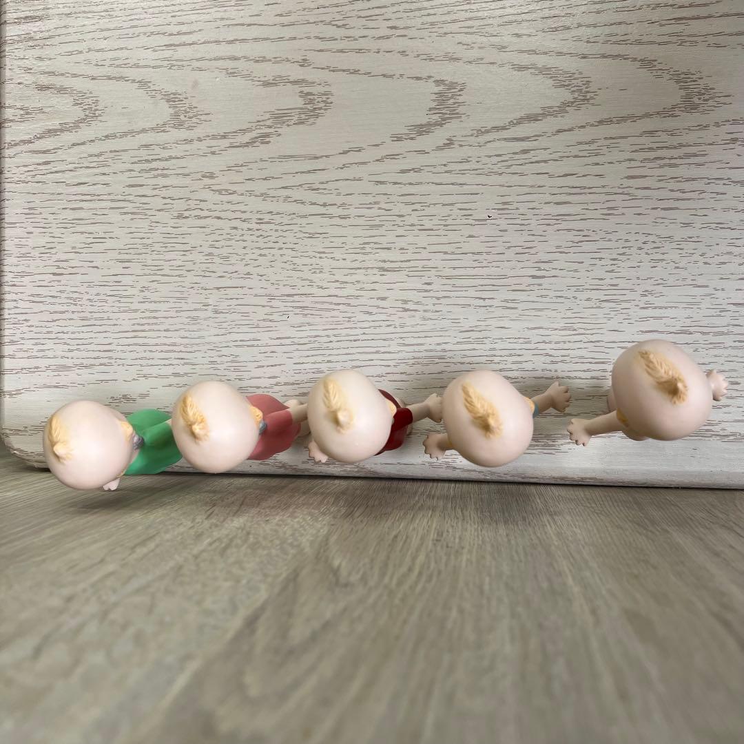 キューピー　置物　陶器　アンティーク　5つセット