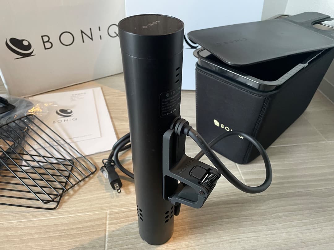 美品✨　保温ケースセット：BONIQ 2.0　低温調理器 ブラック