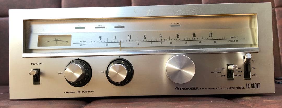 PIONEER　TX-6800II FM/AMチューナー動作品(J6)