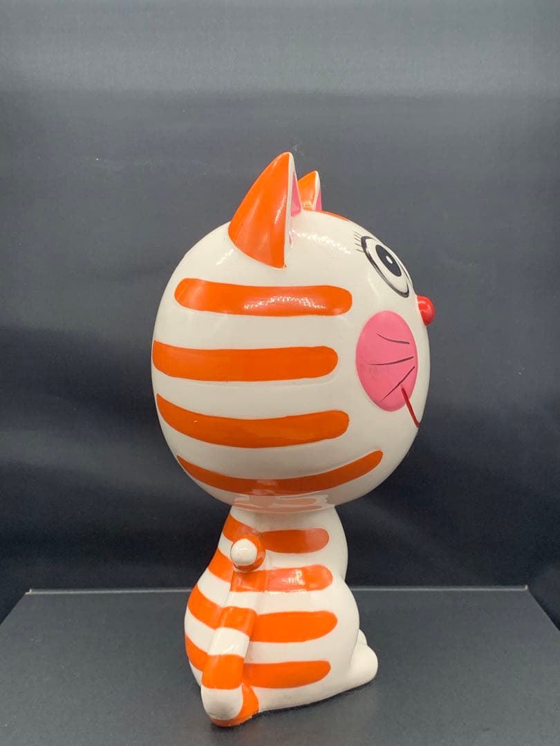 内藤ルネ　猫　箱入り　陶器　貯金箱