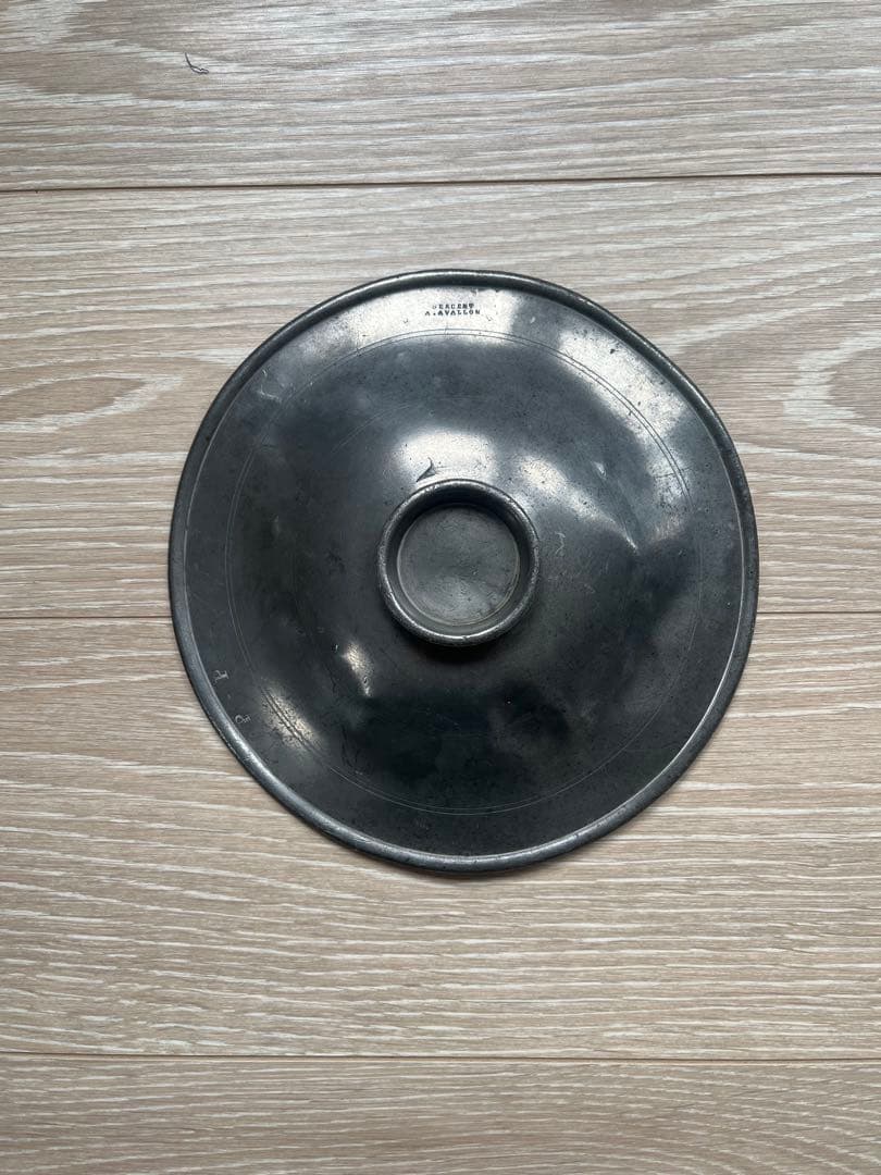 アンティーク　フランス　ピューター　皿