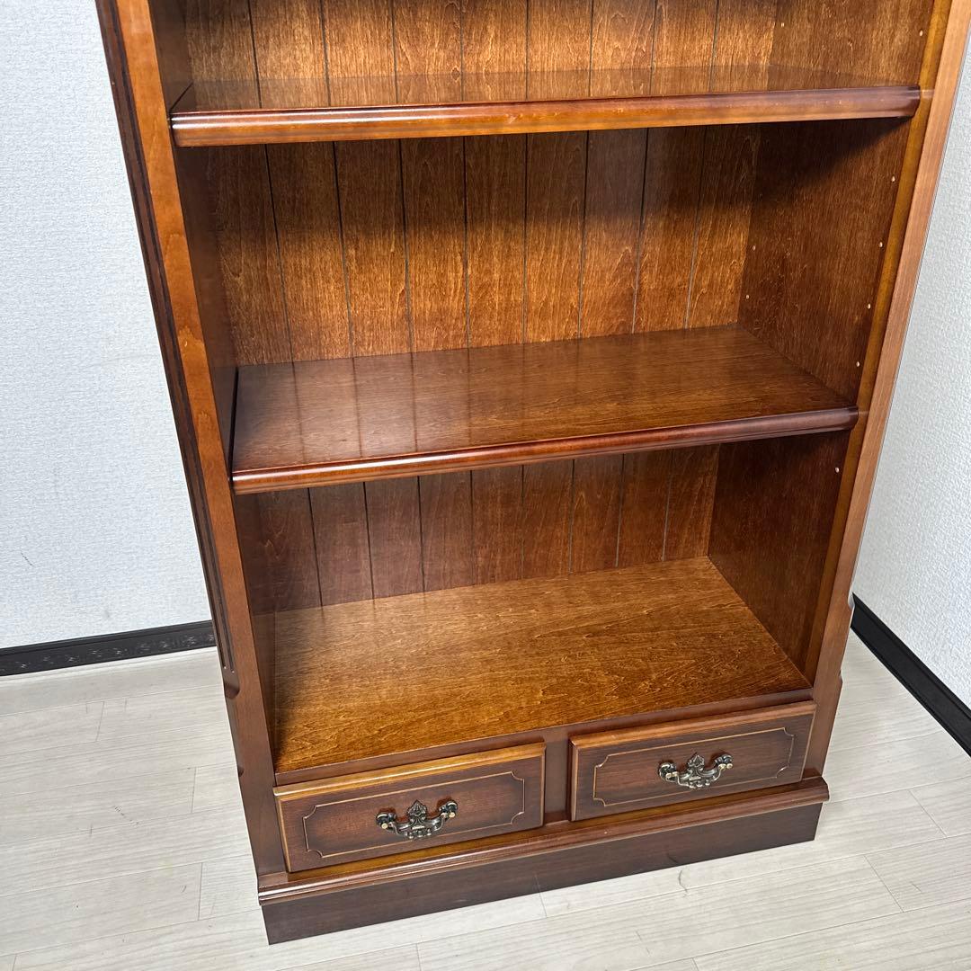 カリモク コロニアル 本棚 書棚 ブックシェルフ オープンシェルフ i1※