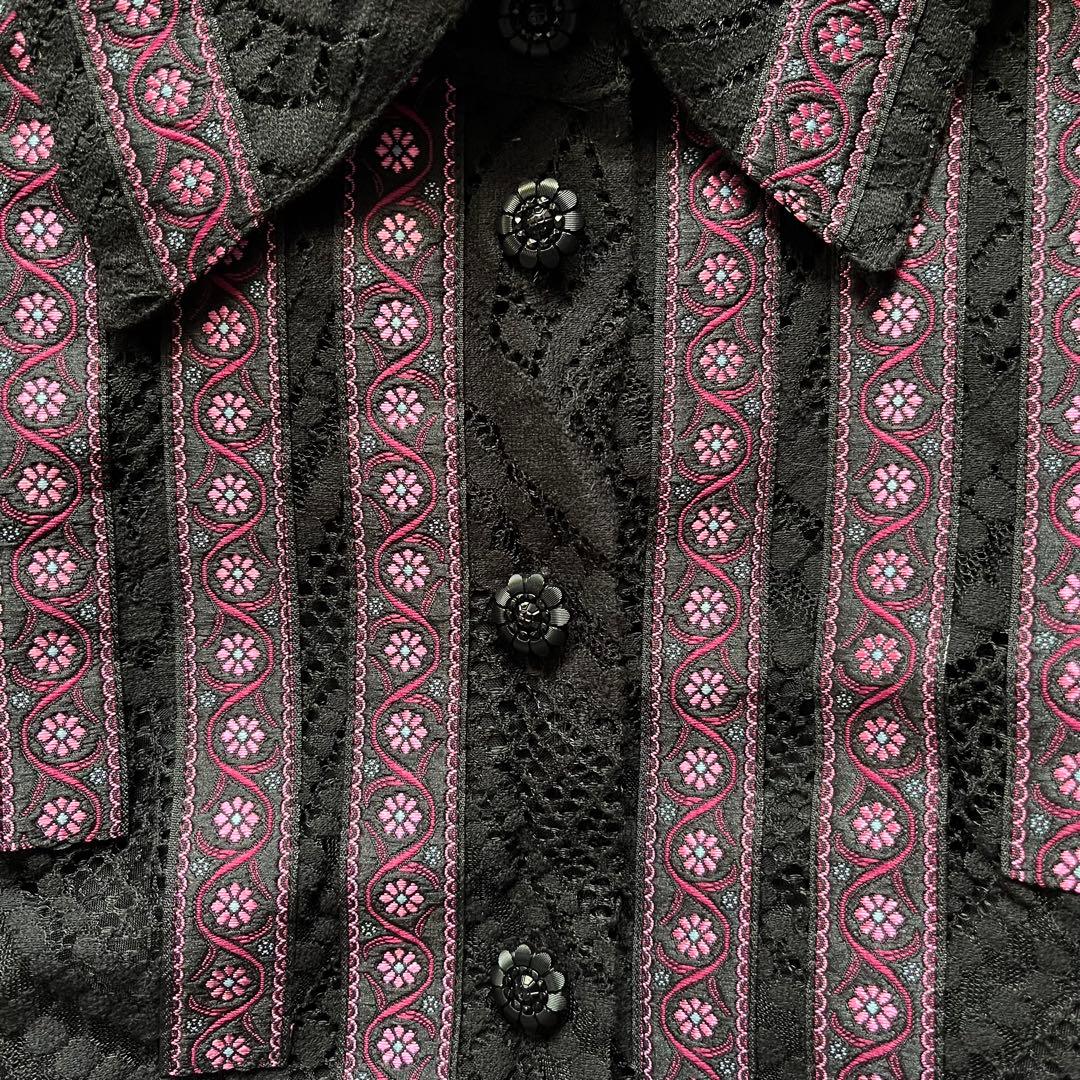 ANNA SUI アナスイ ワンピース 試着のみ 黒レース