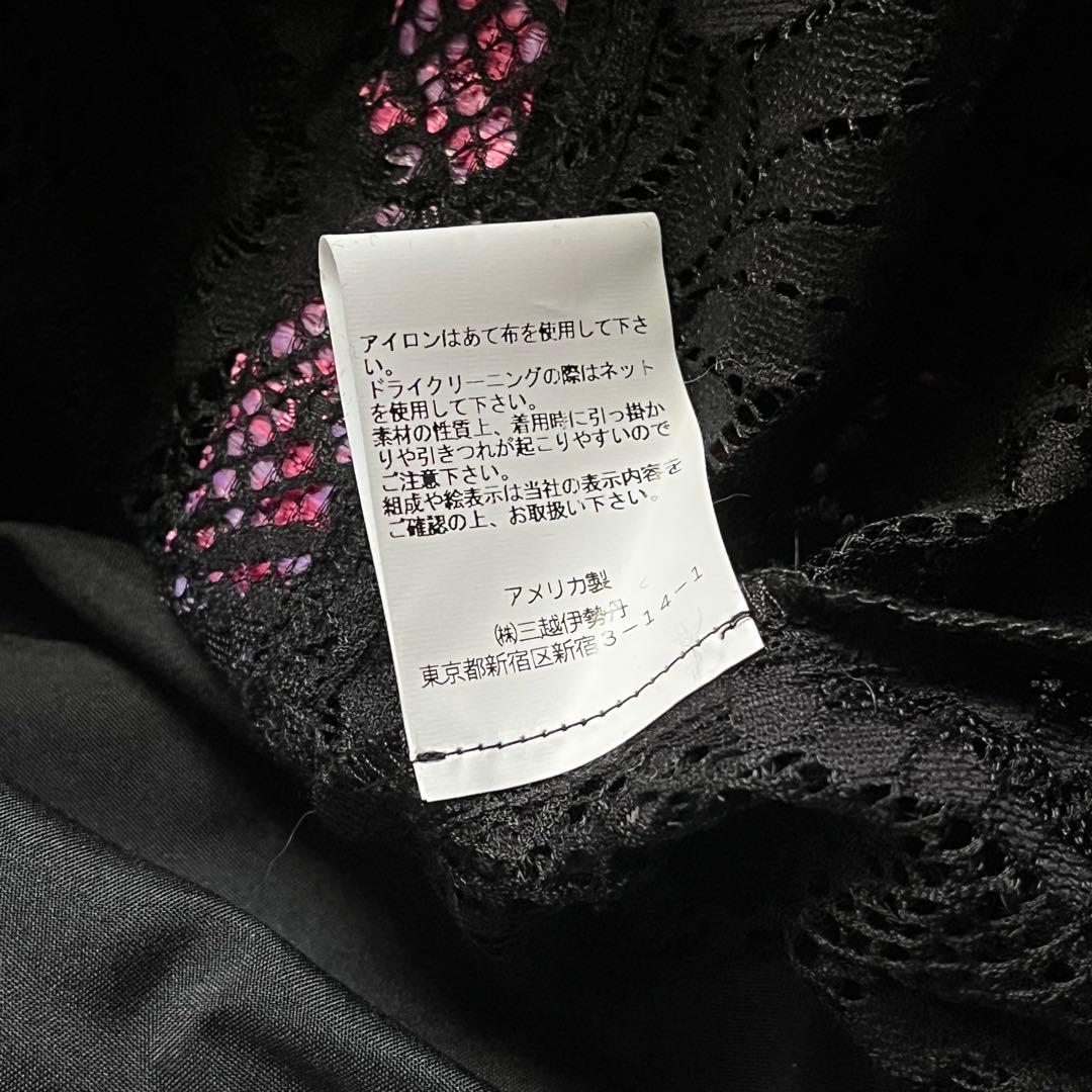 ANNA SUI アナスイ ワンピース 試着のみ 黒レース