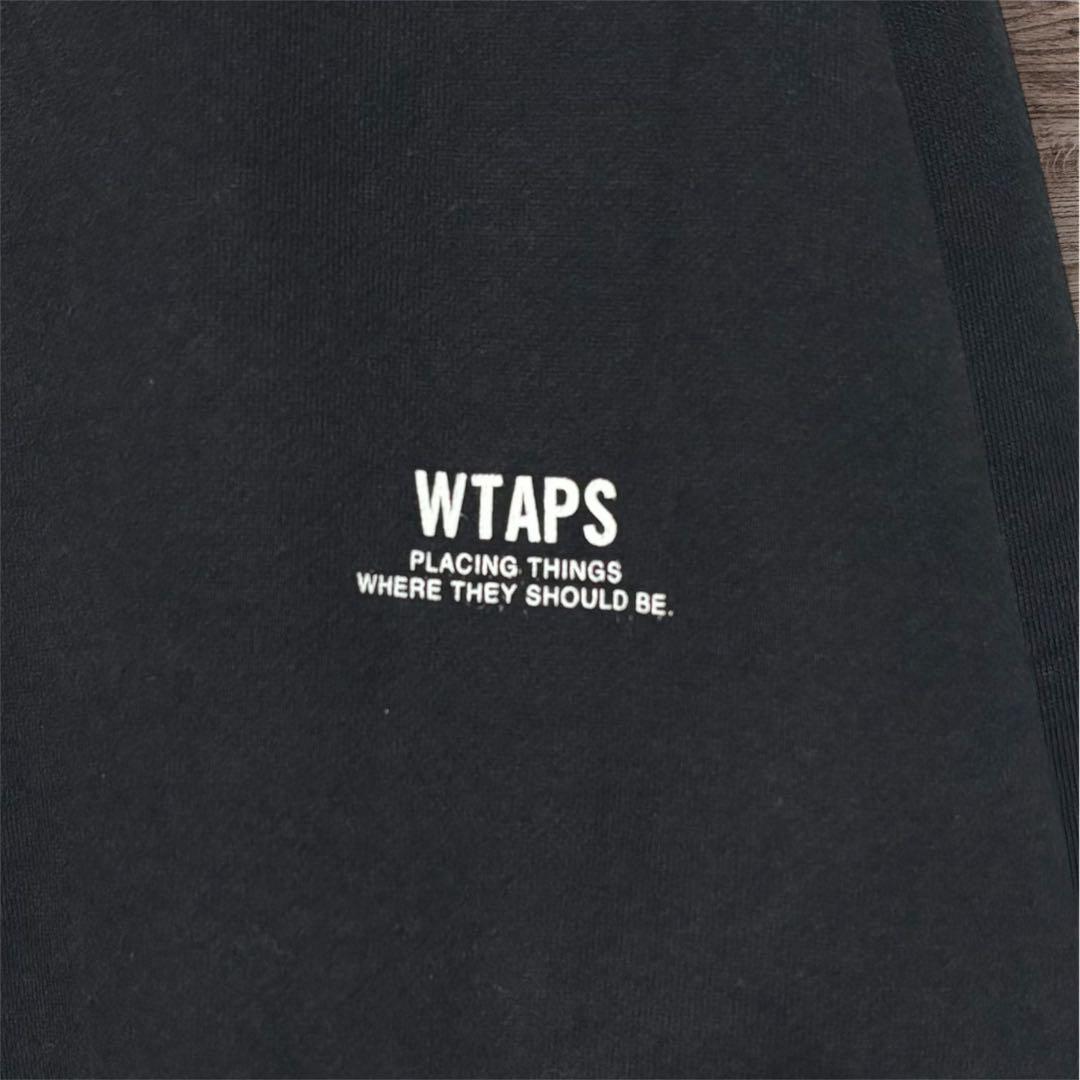 WTAPS ダブルタップス スウェット ブラック プリント