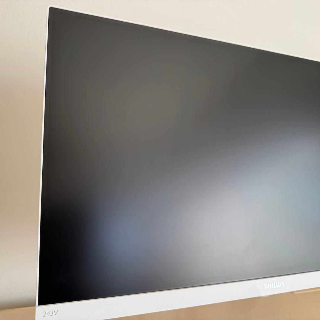 フィリップス23.8型 液晶ディスプレイ ホワイト 243V7QDAW/11