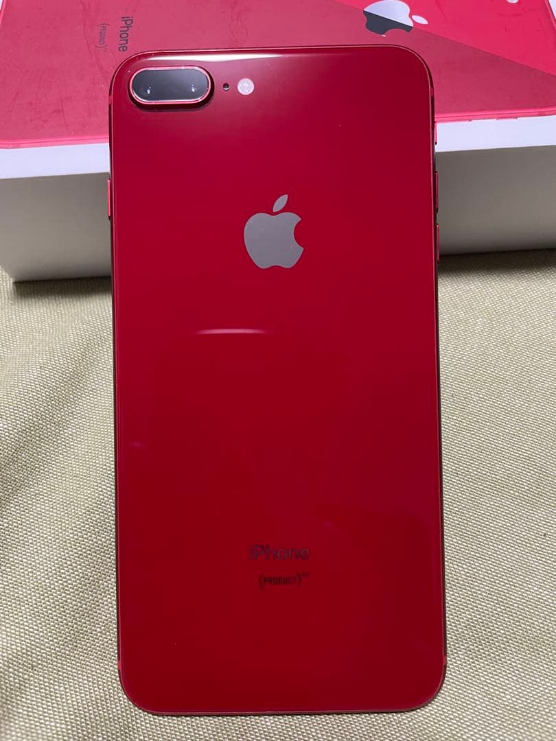 Apple iPhone 8 Plus (赤) 箱付き