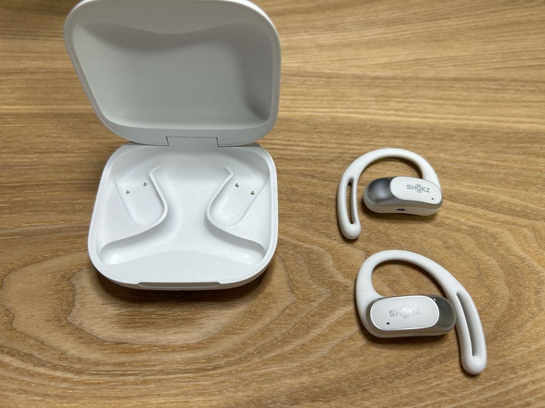 【美品】Shokz OPENFIT AIR ホワイト（保証書付）