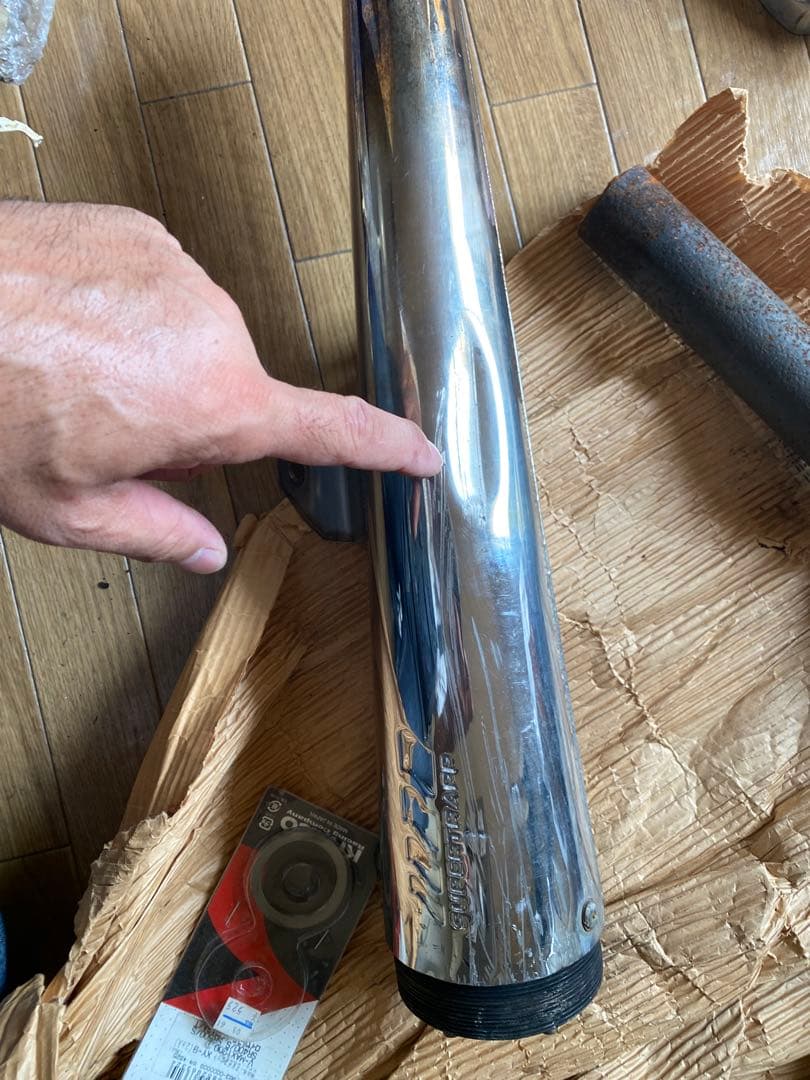 UGさん 専用 初期型SR400で使用 スーパートラップ サイレンサー