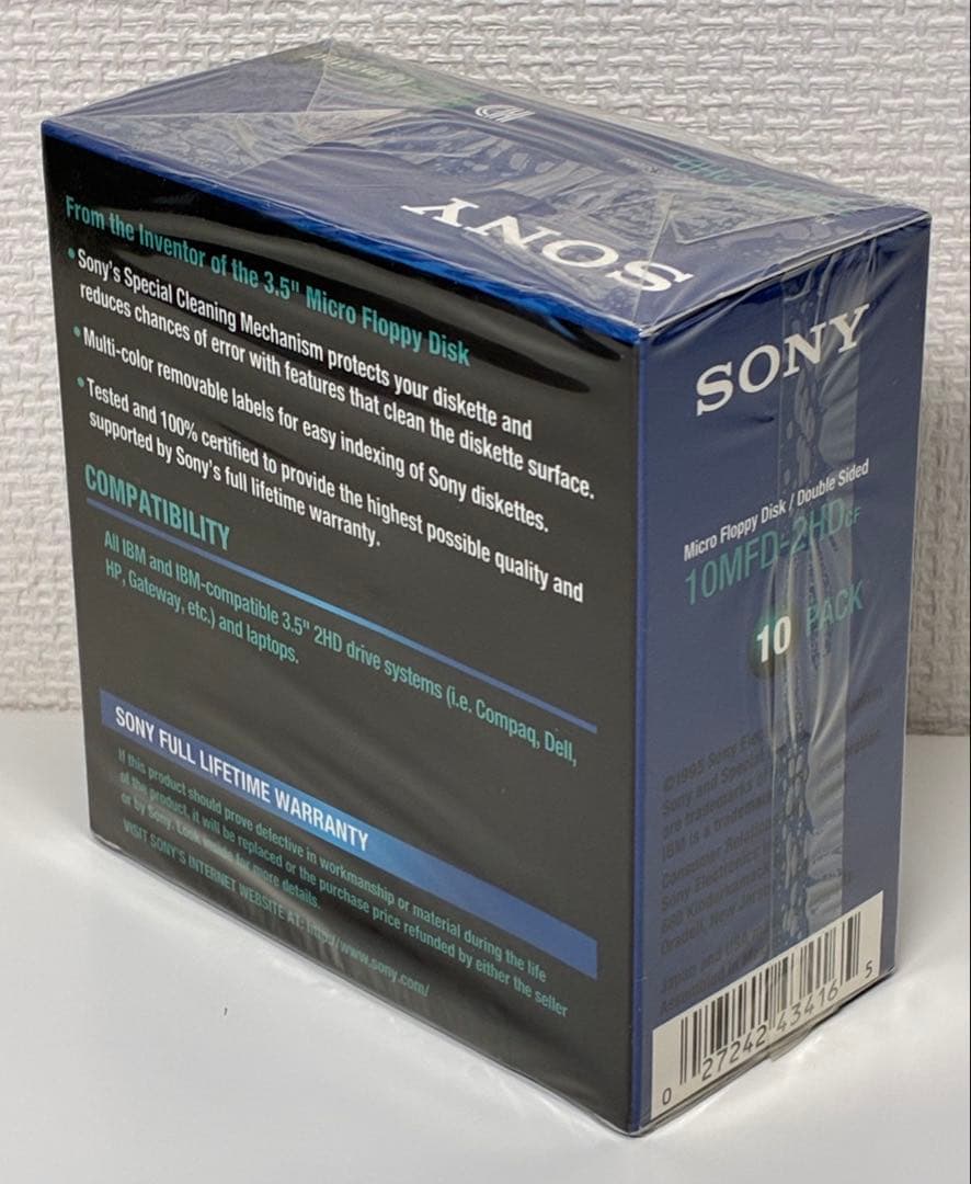 未開封 SONY フロッピーディスク 10枚入り 5箱 10MFD-2HD