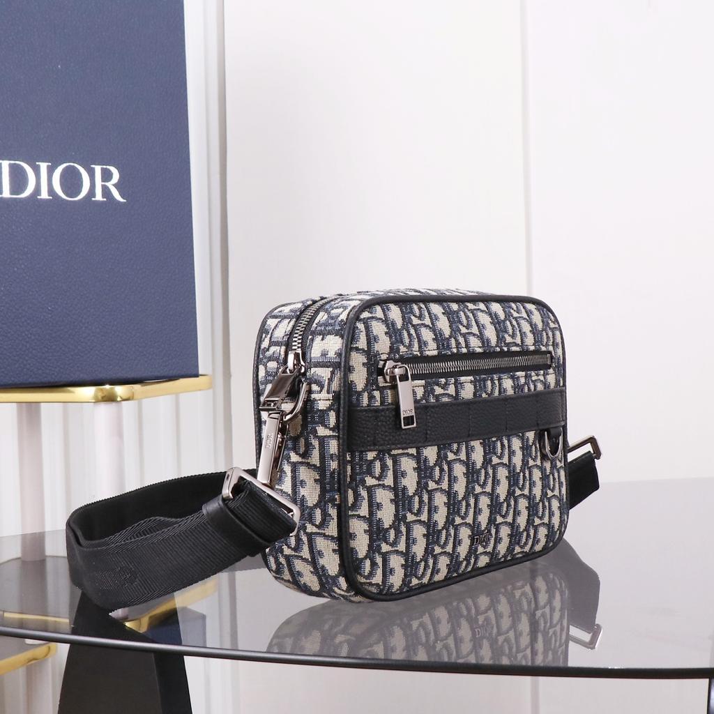 メッセンジャーバッグ ネイビー/ホワイト