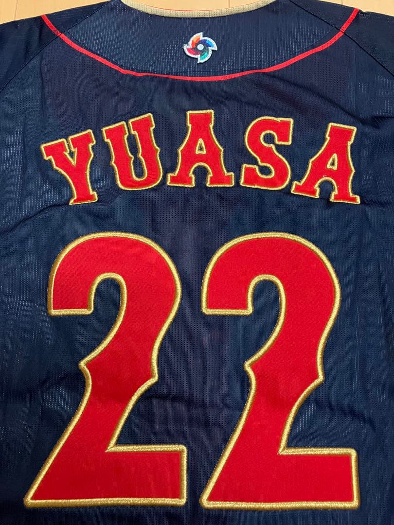 湯浅京己　阪神タイガース　侍ジャパン　ユニフォーム　レプリカ　ミズノ　WBC M