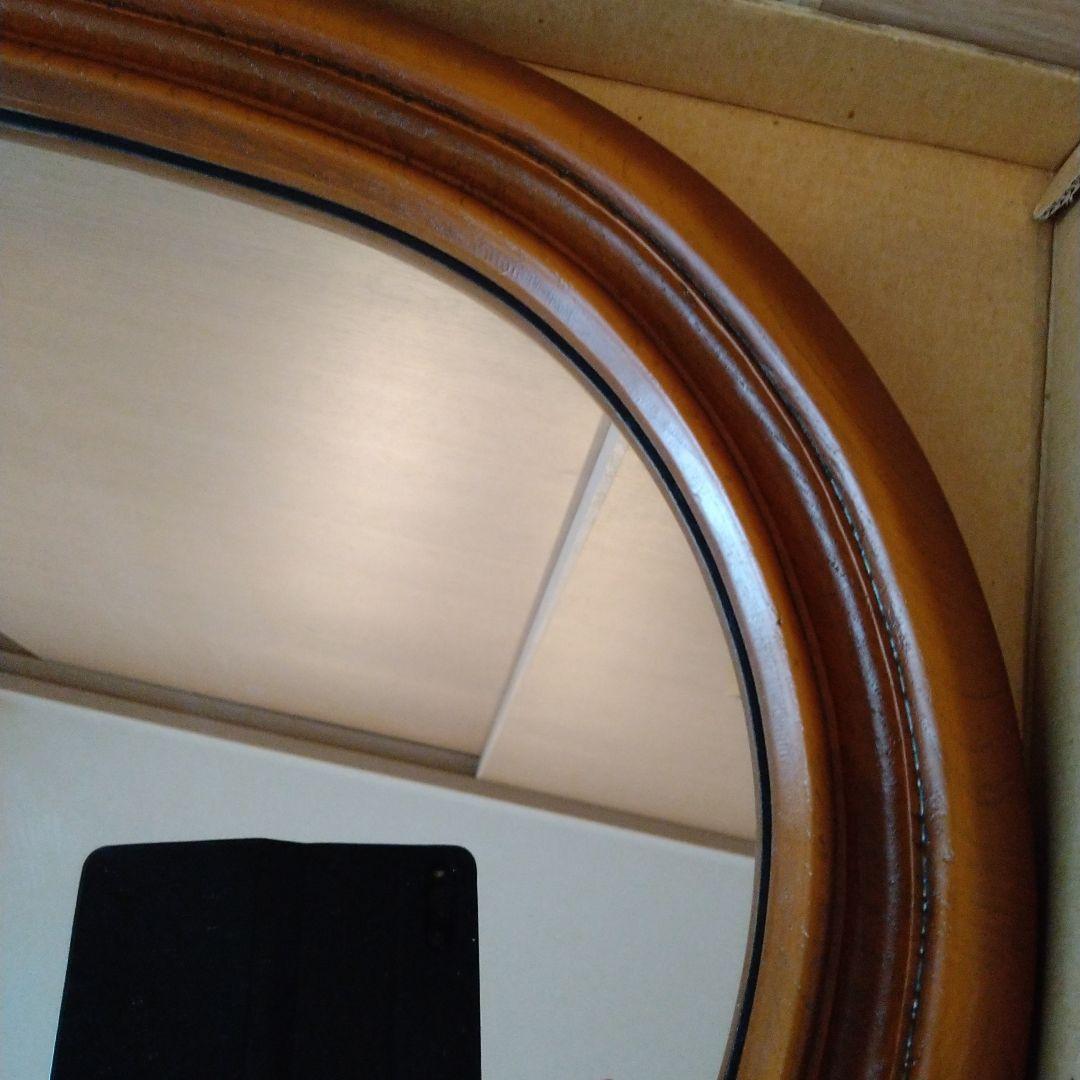 ごまドレNikka／ウォールミラー木製壁掛け